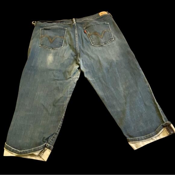 Levi's Dark Blue 515™ Capri Jeans - Picture 2 of 8